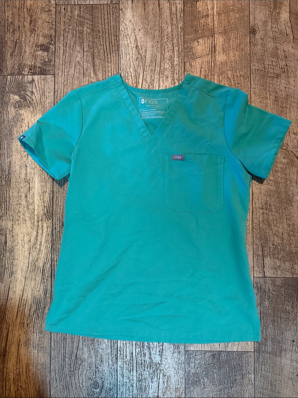 Figs Surgical Green Catrina Scrub Top